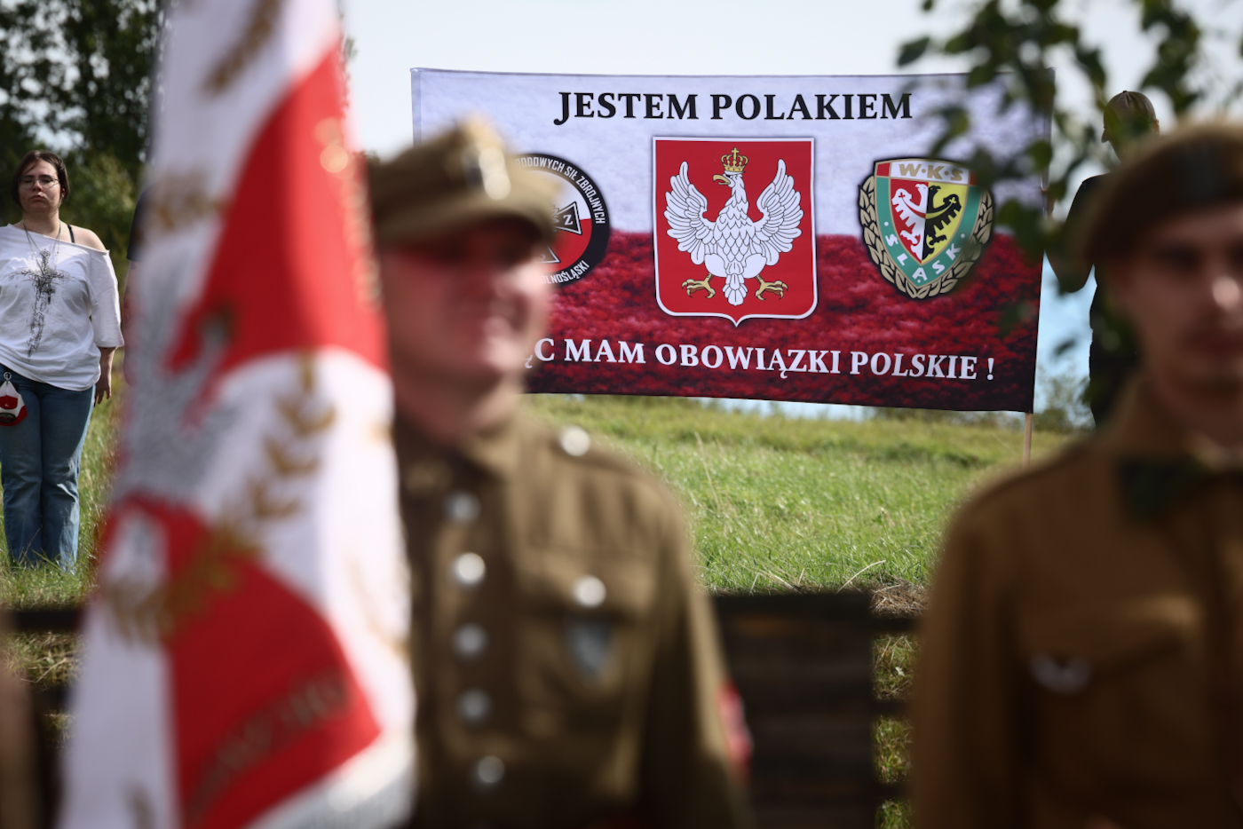 80. rocznica mordu dokonanego na żołnierzach VII Śląskiego Okręgu Narodowych Sił Zbrojnych, Kamesznica – 20 września 2026 r., fot. Sławomir Kasper (IPN)