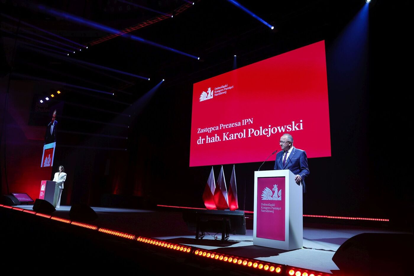 Rozpoczął się Dolnośląski Kongres Pamięci Narodowej – Wrocław, 21 września 2026. Na zdj. zastępca prezesa IPN dr hab. Karol Polejowski. Fot. Dariusz Skrzyniarz (IPN)