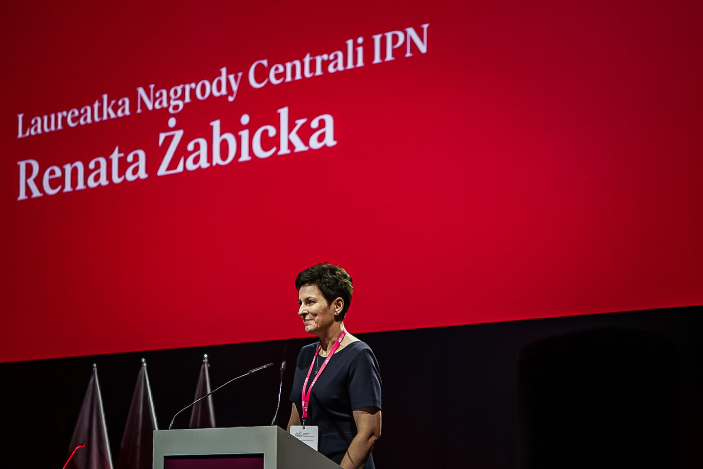 Gala finałowa VI edycji Nagrody im. Grażyny Langowskiej – Wrocław, 21 września 2026. Na zdj. Renata Żabicka. Fot. Mateusz Niegowski (IPN)