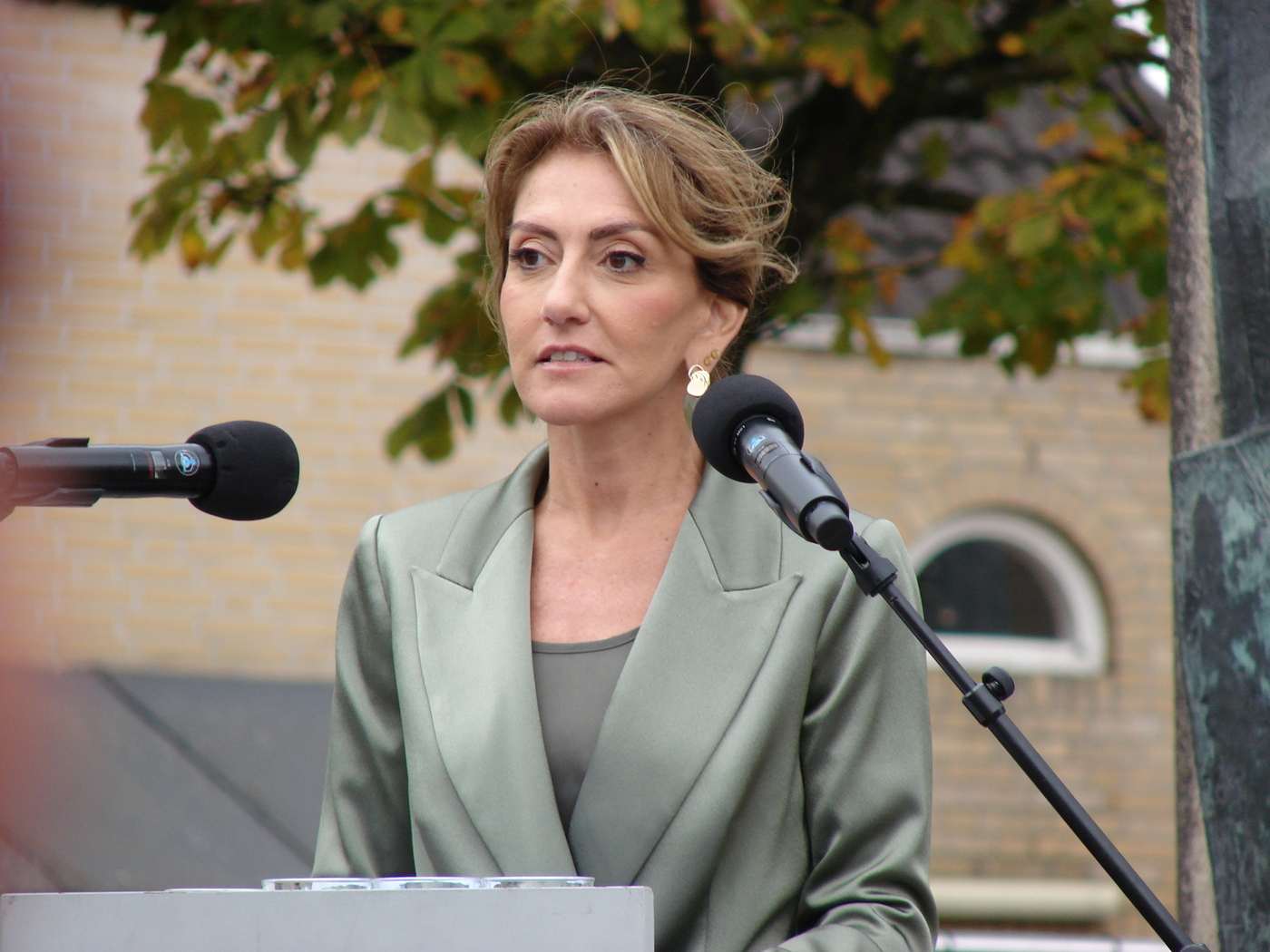 W Holandii upamiętniliśmy udział 1 Samodzielnej Brygady Spadochronowej w operacji „Market Garden”. Na zdj. Dilan Yeşilgöz-Zegeriuz, Minister Obrony Narodowej Królestwa Niderlandów – 19 września 2026. Fot. Piotr Nosarzewski (IPN)