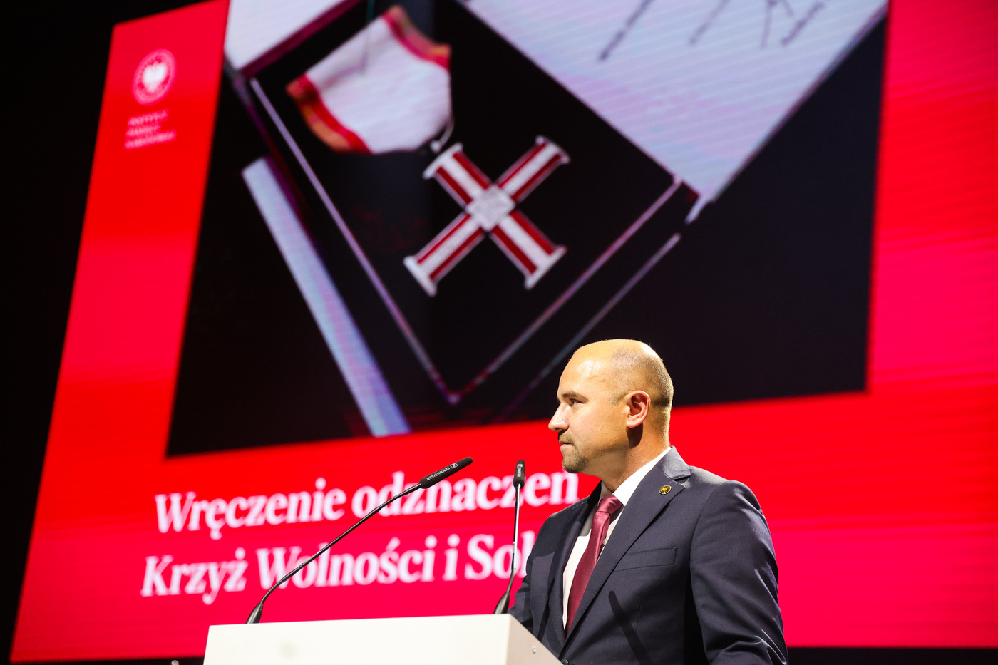 Wolność trzeba nieść kolejnym pokoleniom. Na zdj. dyrektor wrocławskiego oddziału IPN dr hab. Kamil Dworaczek – Wrocław, 21 września 2026. Fot. Dariusz Skrzyniarz (IPN)
