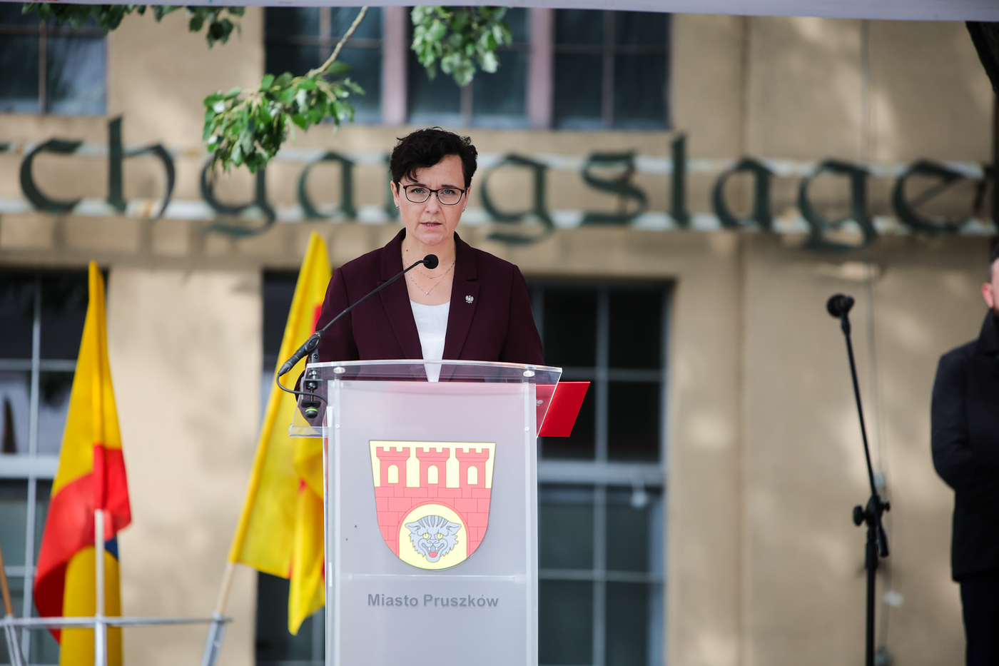 Uroczystości upamiętniające na terenie byłego obozu Dulag 121 w Pruszkowie – 26 września 2026 r. Fot. Dariusz Skrzyniarz (IPN)