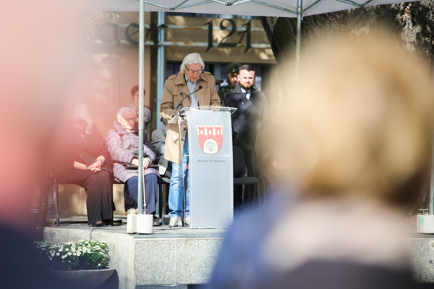 Uroczystości upamiętniające na terenie byłego obozu Dulag 121 w Pruszkowie – 26 września 2026 r. Fot. Dariusz Skrzyniarz (IPN)