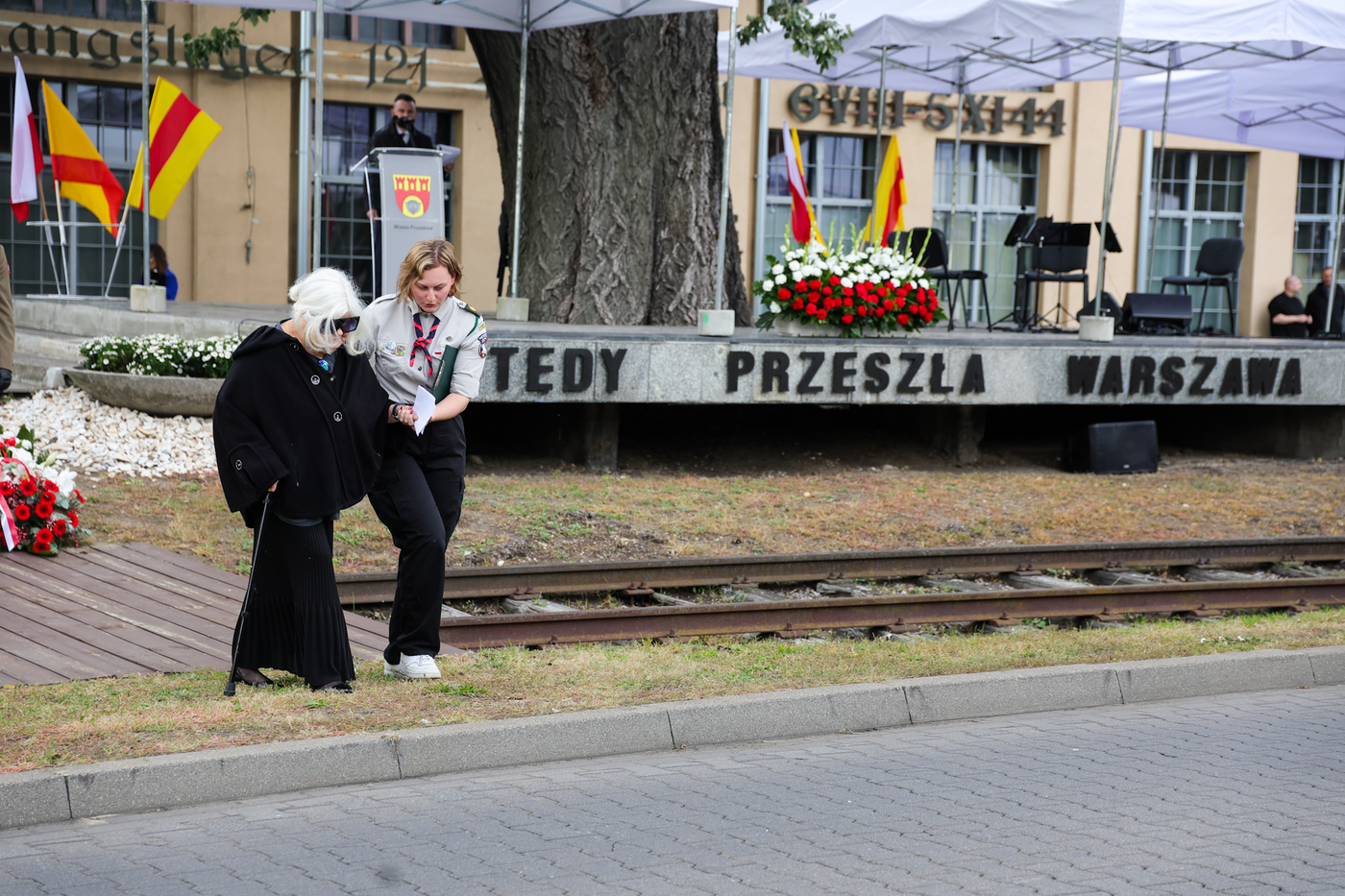 Uroczystości upamiętniające na terenie byłego obozu Dulag 121 w Pruszkowie – 26 września 2026 r. Fot. Dariusz Skrzyniarz (IPN)
