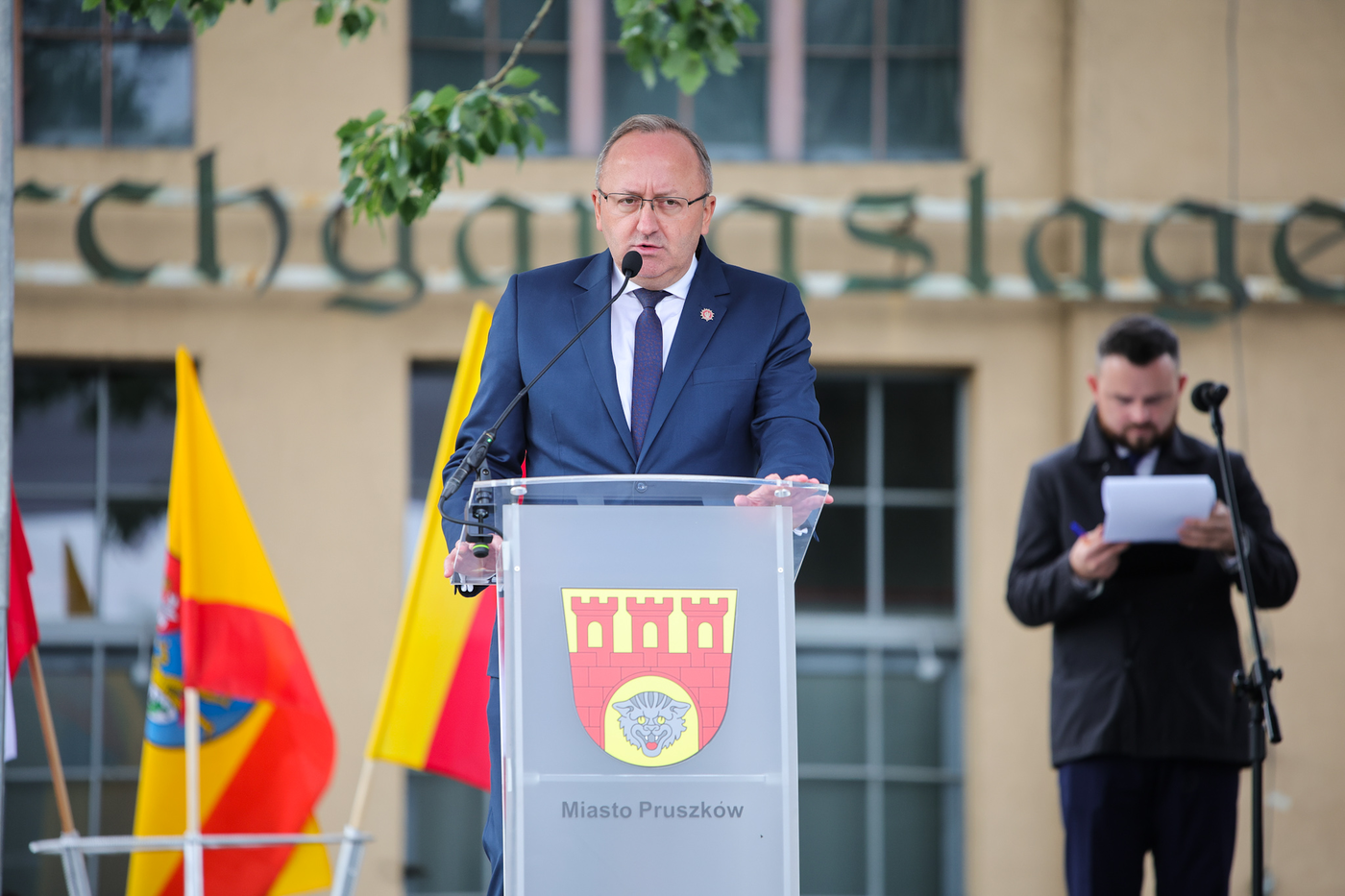 Uroczystości upamiętniające na terenie byłego obozu Dulag 121 w Pruszkowie – 26 września 2026 r. Fot. Dariusz Skrzyniarz (IPN)