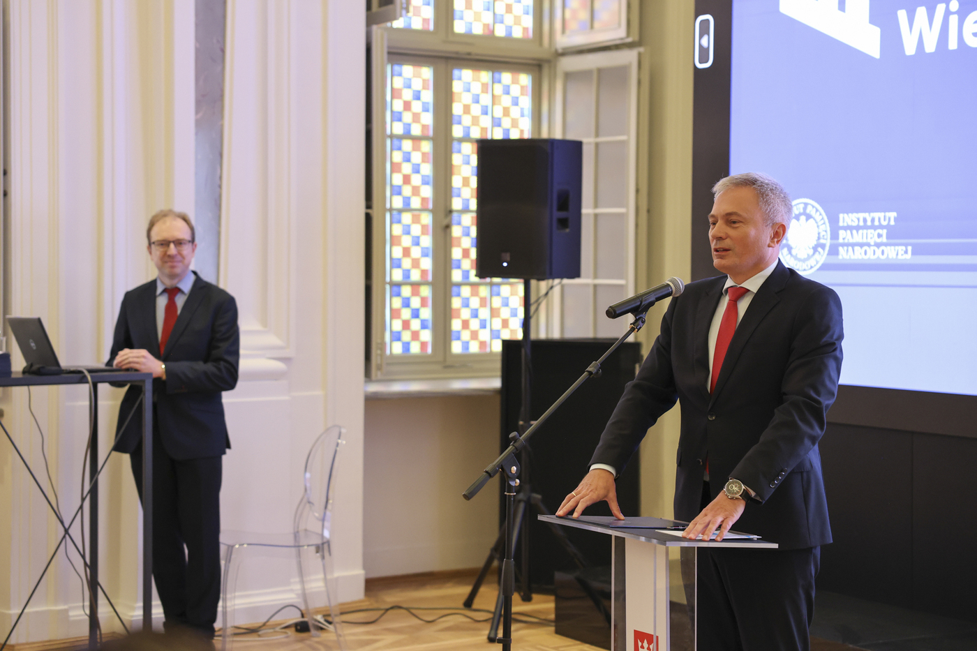 Inauguracja roku akademickiego Instytutu Trzeciego Wieku – Warszawa, 1 października 2026. Na zdj. dr Adam Pleskaczyński. Fot. Karol Litwin (IPN)
