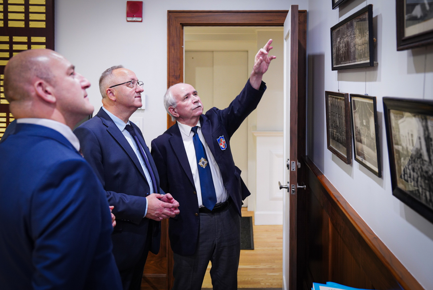Delegacja Instytutu Pamięci Narodowej w USA, 2-5 października 2026 r., spotkanie z  z dr. Johnem Radziłowskim, dyrektorem Polskiego Instytutu Kultury i Badań w ośrodku Orchard Lake Schools, fot. Mateusz Niegowski (IPN)