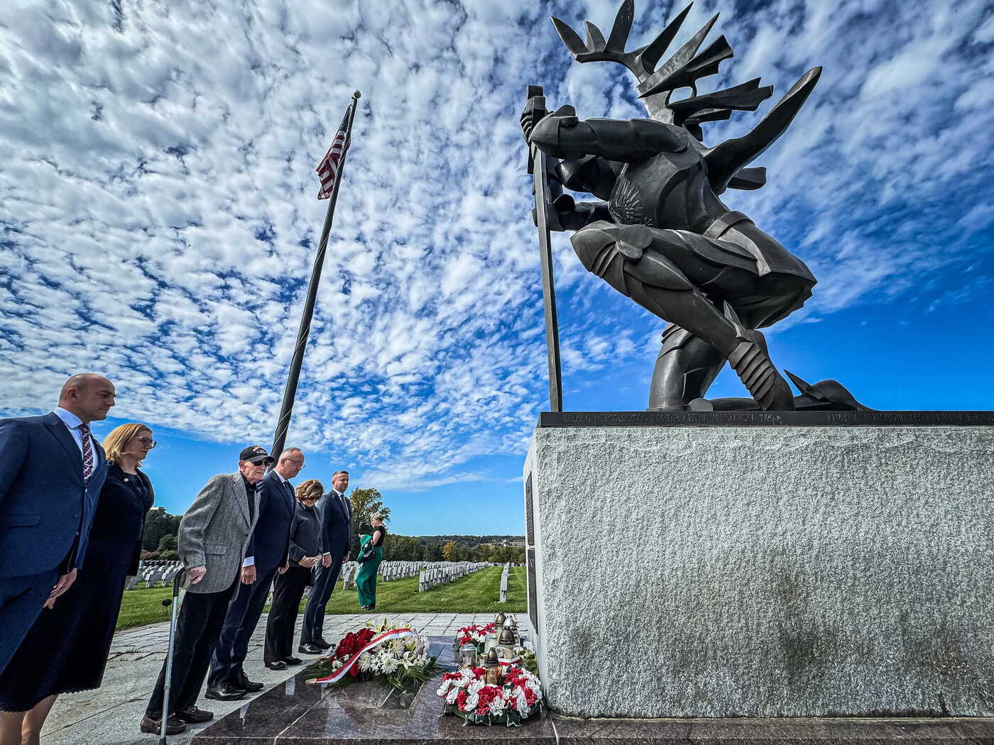 Wizyta delegacji Instytutu Pamięci Narodowej w USA, 2-5 października 2026 r., złożenie kwiatów pod pomnikami Mściciela i „Solidarności”