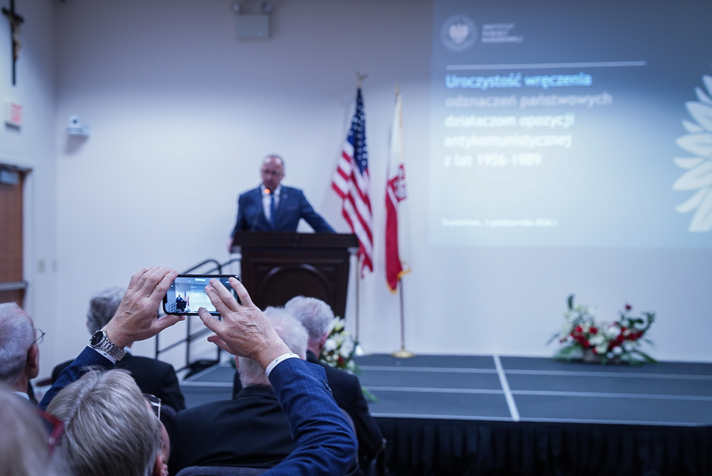 Wizyta delegacji Instytutu Pamięci Narodowej w USA, 2-5 października 2026 r., odznaczenia państwowe, fot. Mateusz Niegowski (IPN)