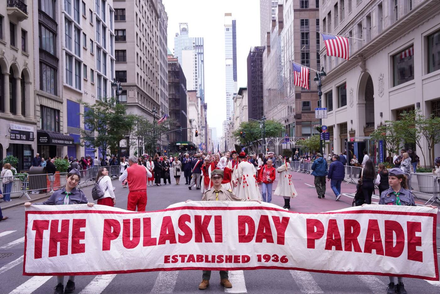 Wizyta delegacji Instytutu Pamięci Narodowej w USA, 2-5 października 2026 r., Parada Pułaskiego, fot. Mateusz Niegowski (IPN)