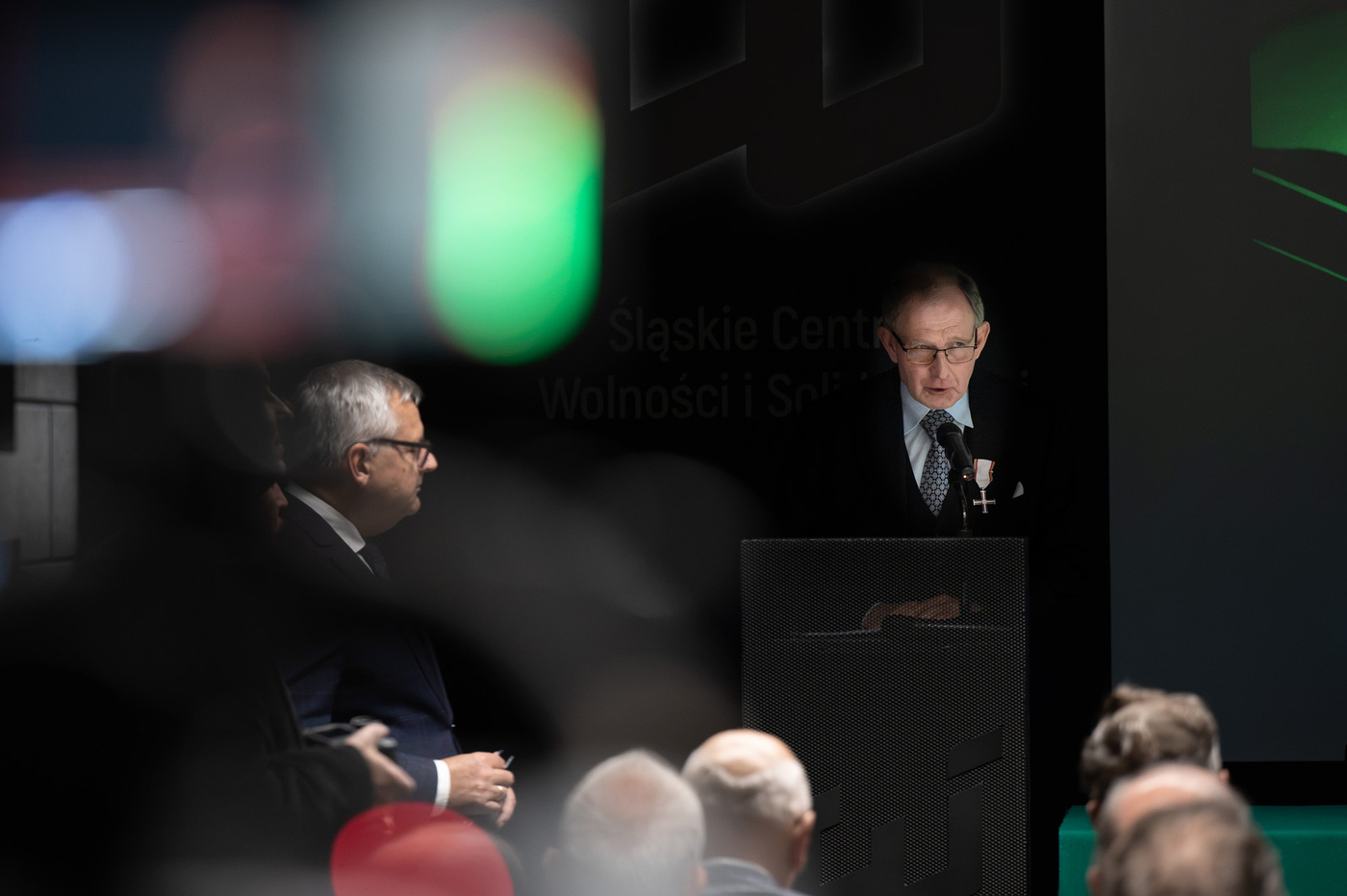 Uroczystość wręczenia Krzyży Wolności i Solidarności działaczom opozycji niepodległościowej z lat 1956–1989. Na zdj. Jerzy Stefan Wieczorek – Katowice, 9 października 2026. Fot. Krzysztof Łojko (IPN)