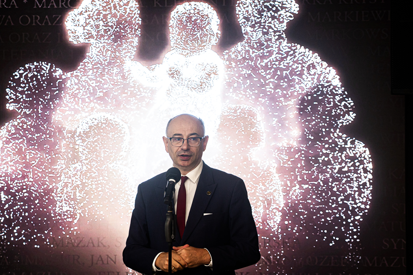 Otwarcie wystawy „Świadectwo poMOCY”. Na zdj. dr Mateusz Szpytma, zastępca prezesa IPN – Warszawa, 15 października 2026. Fot. Sławek Kasper (IPN)