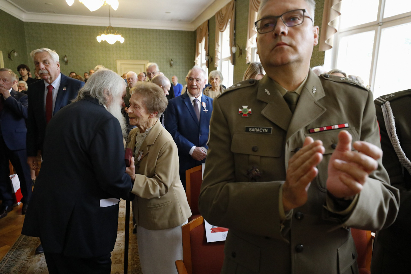 Uroczystość wręczenia Krzyży Wolności i Solidarności działaczom opozycji antykomunistycznej – Łódź, 15 października 2026. Fot. Maciej Biedrzycki (IPN)