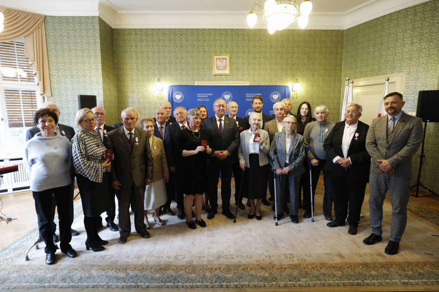 Uroczystość wręczenia Krzyży Wolności i Solidarności działaczom opozycji antykomunistycznej – Łódź, 15 października 2026. Fot. Maciej Biedrzycki (IPN)