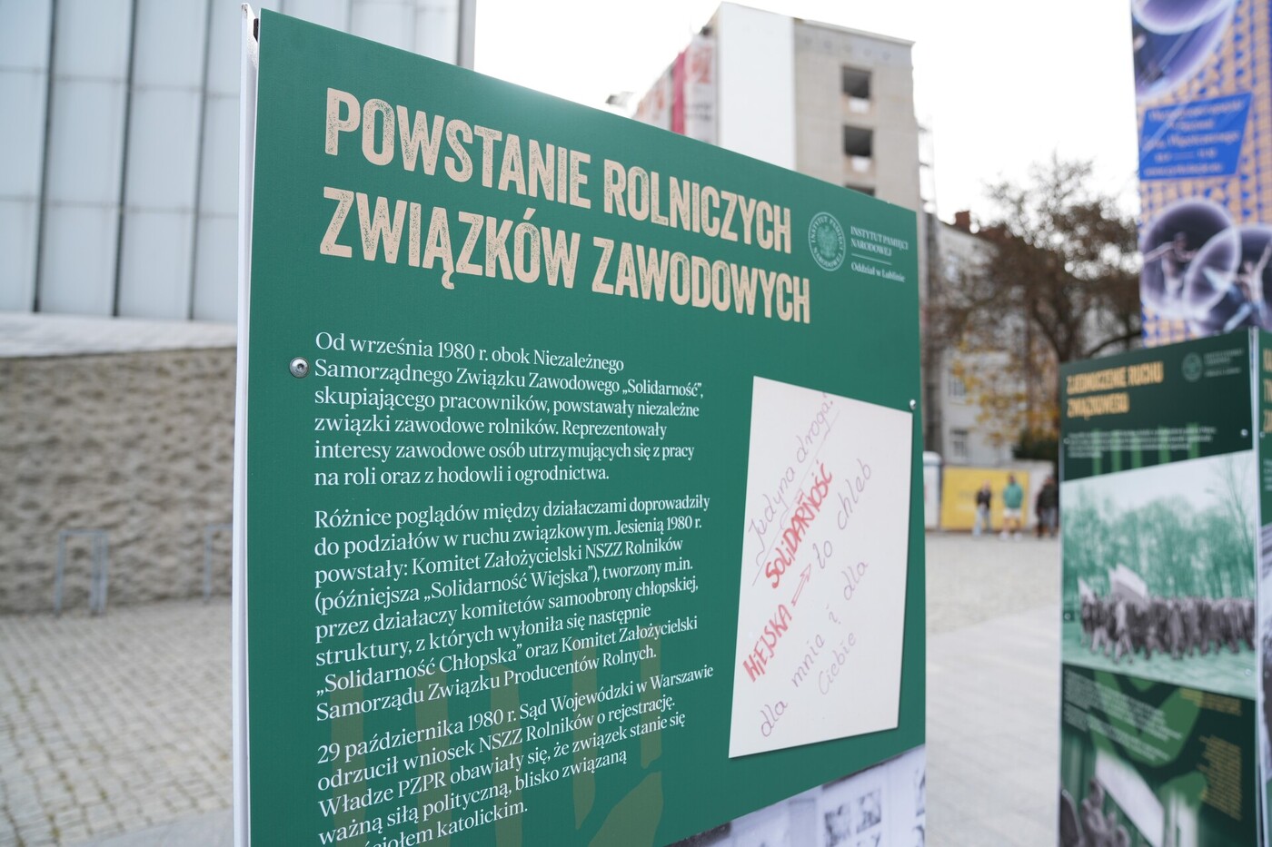 Wystawa „O sprawy wsi, społeczeństwa i państwa. „Solidarność” Rolników  na Lubelszczyźnie 1980-1989” –  Lublin, 18 października 2026 r. Fot. Dominik Borek (IPN)