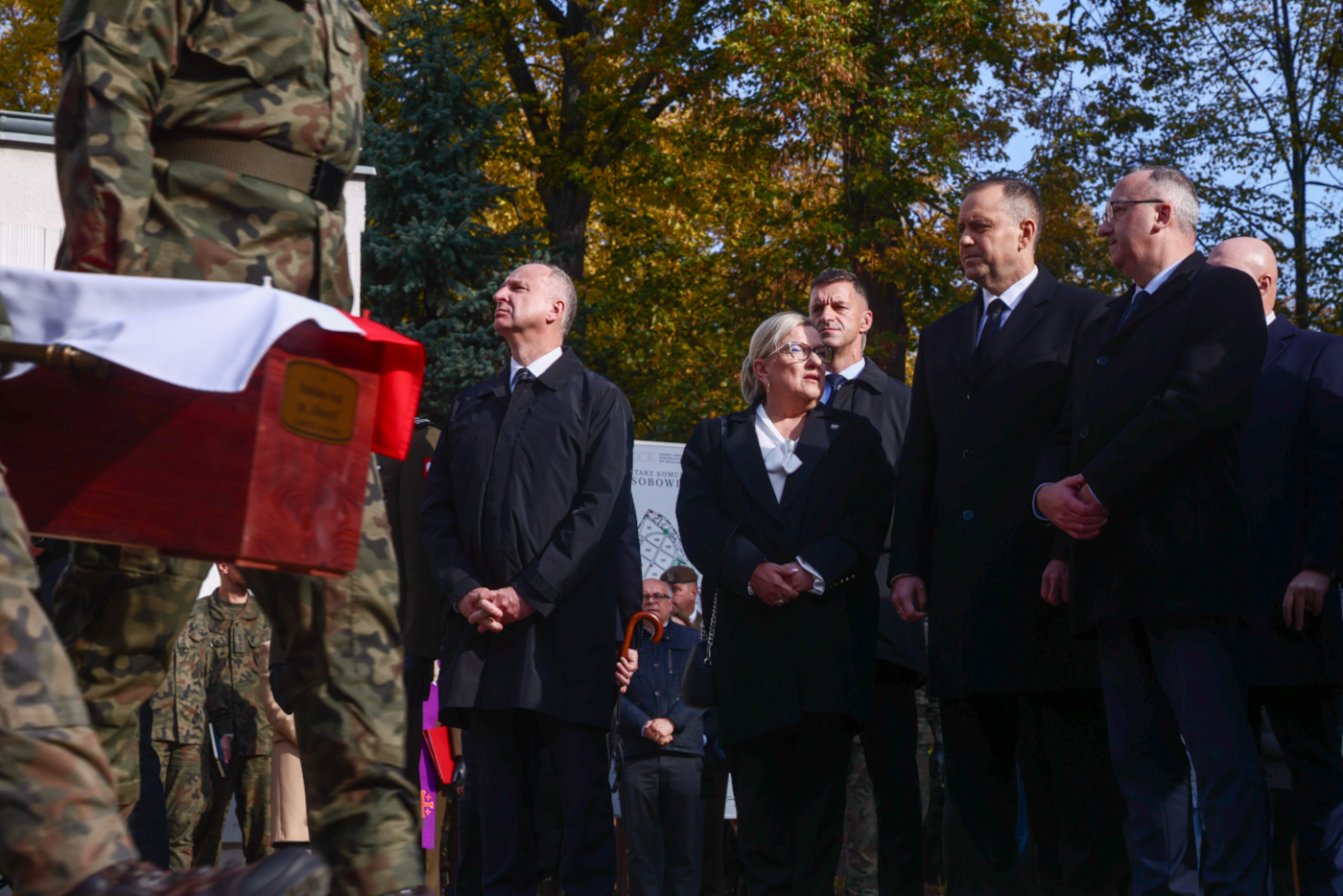 Ceremonia pogrzebowa 49 ofiar reżimu komunistycznego – Wrocław, 21 października 2026. Fot. Sławek Kasper (IPN)