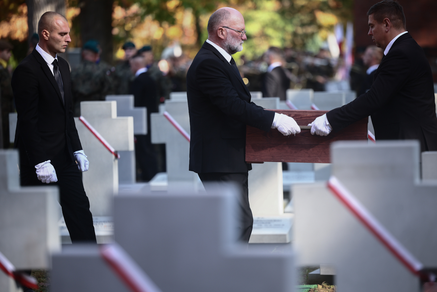 Ceremonia pogrzebowa 49 ofiar reżimu komunistycznego – Wrocław, 21 października 2026. Fot. Sławek Kasper (IPN)