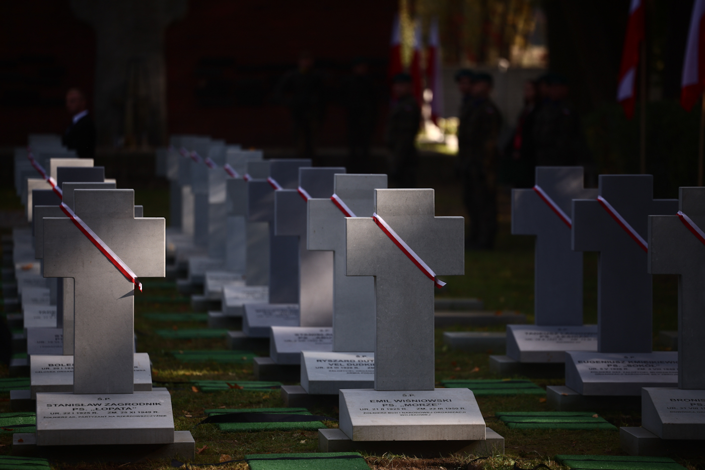 Ceremonia pogrzebowa 49 ofiar reżimu komunistycznego – Wrocław, 21 października 2026. Fot. Sławek Kasper (IPN)