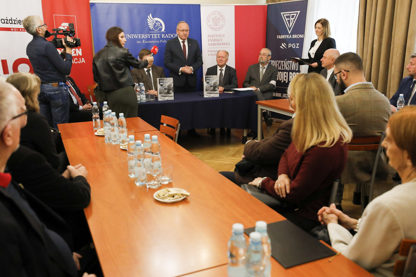 45. rocznica strajku w Wyższej Szkole Inżynierskiej w Radomiu – Radom, 26 października 2026. Fot. Maciej Biedrzycki (IPN)