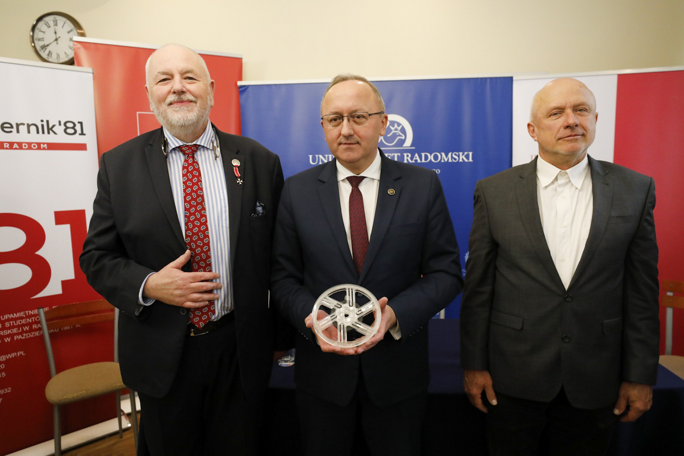 45. rocznica strajku w Wyższej Szkole Inżynierskiej w Radomiu – Radom, 26 października 2026. Fot. Maciej Biedrzycki (IPN)