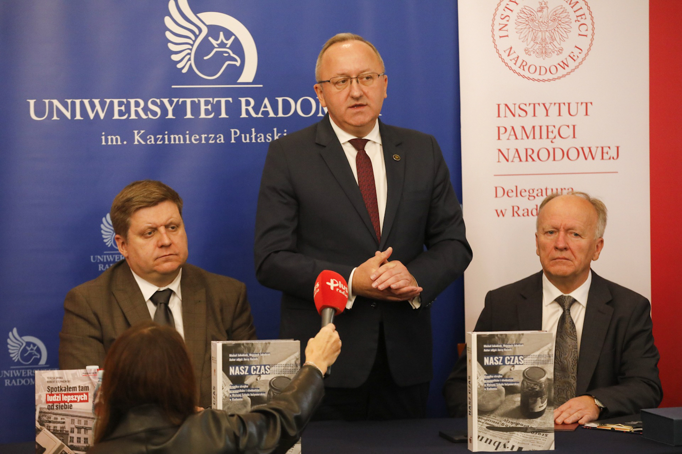 45. rocznica strajku w Wyższej Szkole Inżynierskiej w Radomiu – Radom, 26 października 2026. Fot. Maciej Biedrzycki (IPN)