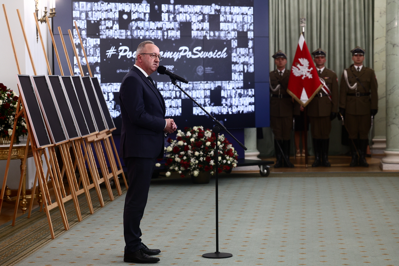 Uroczystość wręczenia not identyfikacyjnych rodzinom ofiar niemieckiego i komunistycznego terroru – Warszawa, 27 października 2026. Fot. Sławek Kasper (IPN)