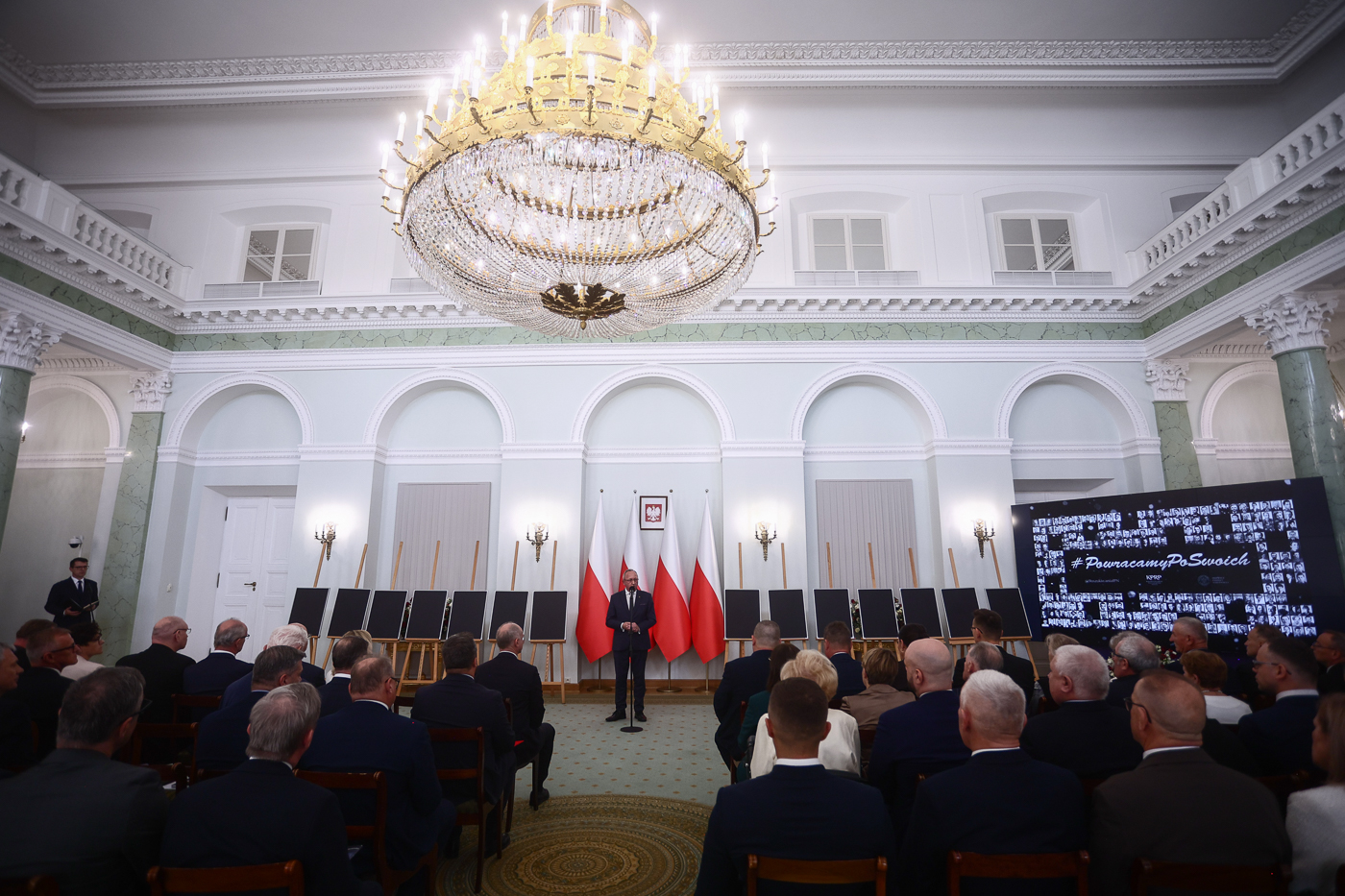Uroczystość wręczenia not identyfikacyjnych rodzinom ofiar niemieckiego i komunistycznego terroru – Warszawa, 27 października 2026. Fot. Sławek Kasper (IPN)