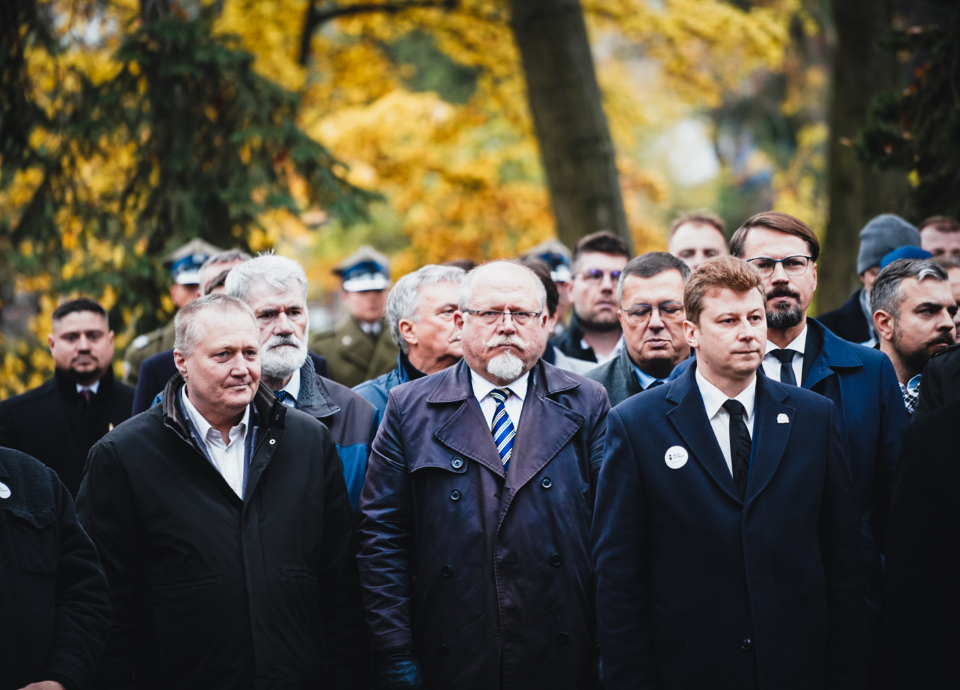 Uroczystość poświęcenia i wmurowania kamienia węgielnego pod budowę Pomnika Ofiar Ludobójstwa na Wołyniu i w Małopolsce Wschodniej. Warszawa, 30 października 2026 r. Fot. Mateusz Niegowski (IPN)
