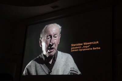 Projekcja filmu Jędrzeja Lipskiego i Piotra Mielecha „Lawina” – Warszawa, 26 marca 2018. Fot. Piotr Życieński (IPN) #1