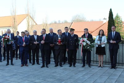 Uroczystości upamiętniające ofiary katastrofy smoleńskiej – Wieliczka, 10 kwietnia 2018. Fot. Janusz Ślęzak (IPN)