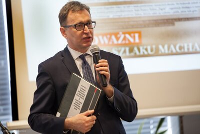 Prezentacja raportu Jürgena Stroopa w Czytelni IPN na Kłobuckiej – 18 kwietnia 2018. Fot. Marcin Jurkiewicz