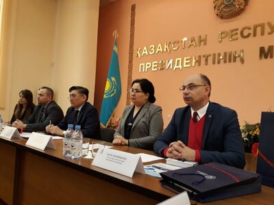 Wizyta w Archiwum Prezydenta Republiki Kazachstanu w Ałmaty. Fot. Katarzyna Ratajczak-Sowa (IPN)