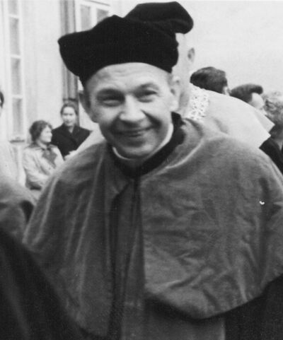Ks. Antoni Słomkowski, 1958, fot. Marian Hałasa