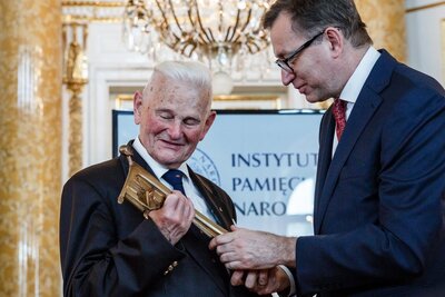 Wręczenie nagród IPN „Kustosz Pamięci Narodowej” – 10 maja 2018. Fot. Sławek Kasper (IPN)