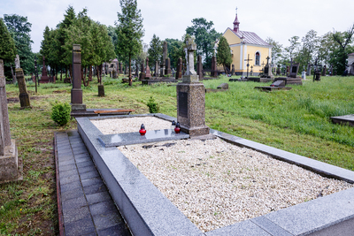 Cmentarz w Mościskach – 18 maja 2018. Fot. Sławek Kasper (IPN)