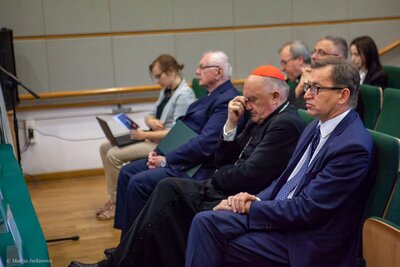 Konferencja naukowa „Prymas Stefan Wyszyński a Niepodległa" – Warszawa, 25 maja 2018. Fot. Marcin Jurkiewicz (IPN)