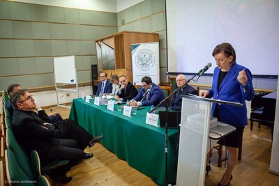 Konferencja naukowa „Prymas Stefan Wyszyński a Niepodległa" – Warszawa, 25 maja 2018. Fot. Marcin Jurkiewicz (IPN)