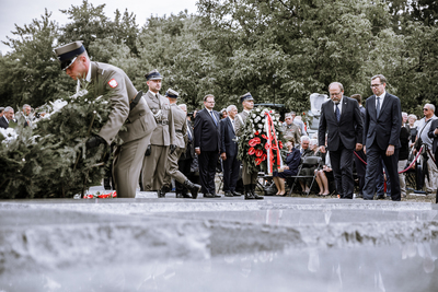 Obchody Narodowego Dnia Pamięci Ofiar Ludobójstwa dokonanego przez ukraińskich nacjonalistów na obywatelach II Rzeczypospolitej Polskiej. Fot Sławomir Kasper (IPN)
