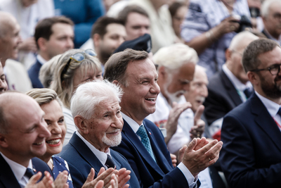Spotkanie Powstańców Warszawskich z Prezydentem RP Andrzejem Dudą – Warszawa, 29 lipca 2018. Fot. Sławek Kasper (IPN)