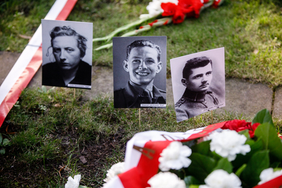 Uroczystości pod pomnikiem Gloria Victis na Cmentarzu Wojskowym na Powązkach. 1 sierpnia 2018. Fot. Sławek Kasper (IPN)