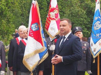 Prezydent RP Andrzej Duda [fot. B. Nowak, BUWiM IPN]