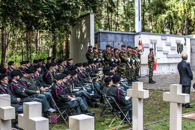 Uroczystości na polskim cmentarzu wojennym w Lommel – Lommel, Belgia, 29–30 września 2018. Fot. Ambasada RP w Brukseli
