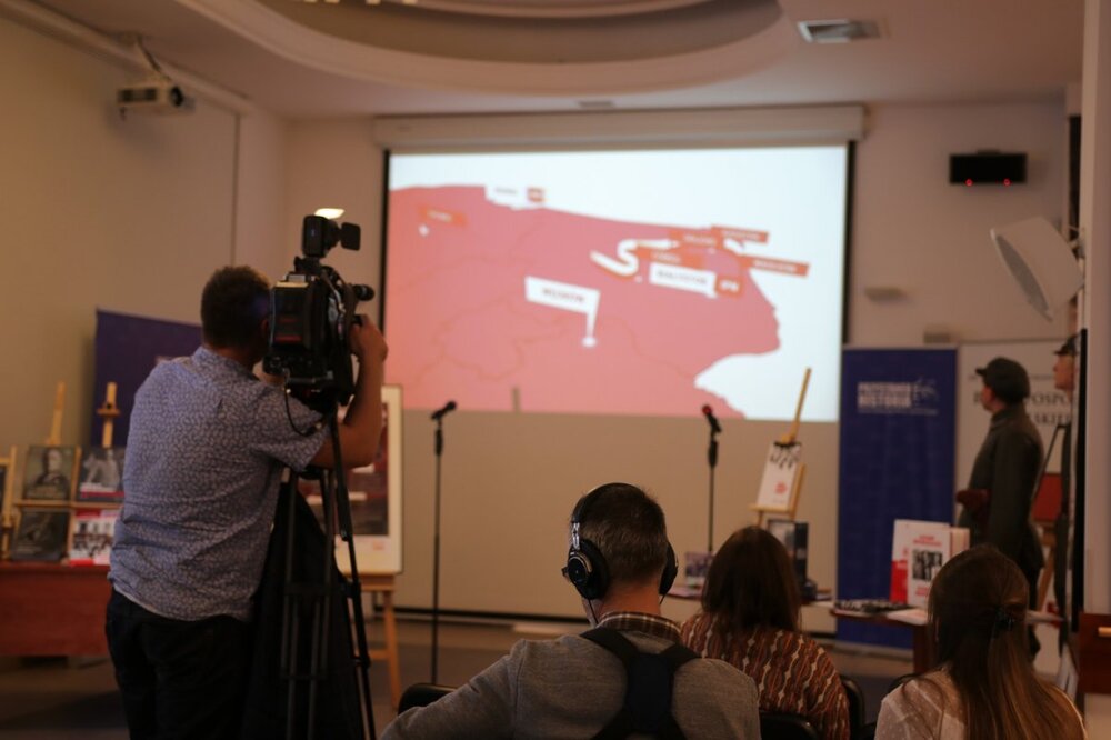 IPN na stulecie odzyskania niepodległości – konferencja prasowa na temat działań Instytutu – Warszawa, 30 października 2018. Fot. Aleksandra Wierzchowska (IPN)