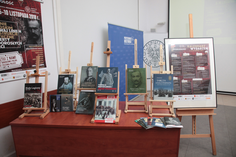 IPN na stulecie odzyskania niepodległości – konferencja prasowa na temat działań Instytutu – Warszawa, 30 października 2018. Fot. Piotr Życieński (IPN)