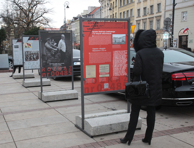 Otwarcie wystawy „Rozkaz nr 00485. Antypolska operacja NKWD na sowieckiej Ukrainie 1937–1938” – Warszawa, 26 listopada 2018. Fot. Piotr Życieński (IPN)