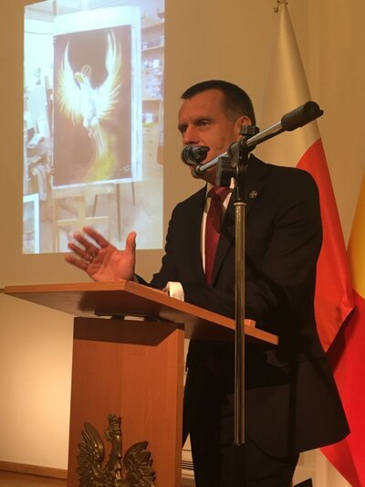 Gości powitał Ambasador RP w Królestwie Belgii Artur Orzechowski – 6 grudnia 2018