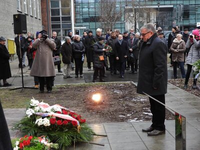 Odsłonięcie pomnika Prezydenta Ignacego Mościckiego – Warszawa, 14 grudnia 2018