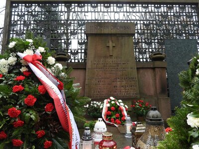 80. rocznica śmierci Romana Dmowskiego - Cmentarz Bródnowski fot. Mateusz Niegowski