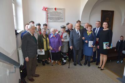 Odsłonięcie tablicy upamiętniającej Tajne Harcerstwo Krajowe – Szeregi Wolności – Mysłowice, 28 lutego 2019