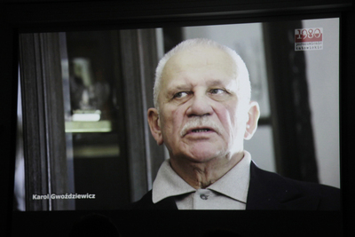 Z cyklu „Powróćmy do korzeni” pokaz filmu Adama Turuli „Solidarni z Solidarności” – Warszawa, 6 marca 2019. Fot. Piotr Życieński (IPN)